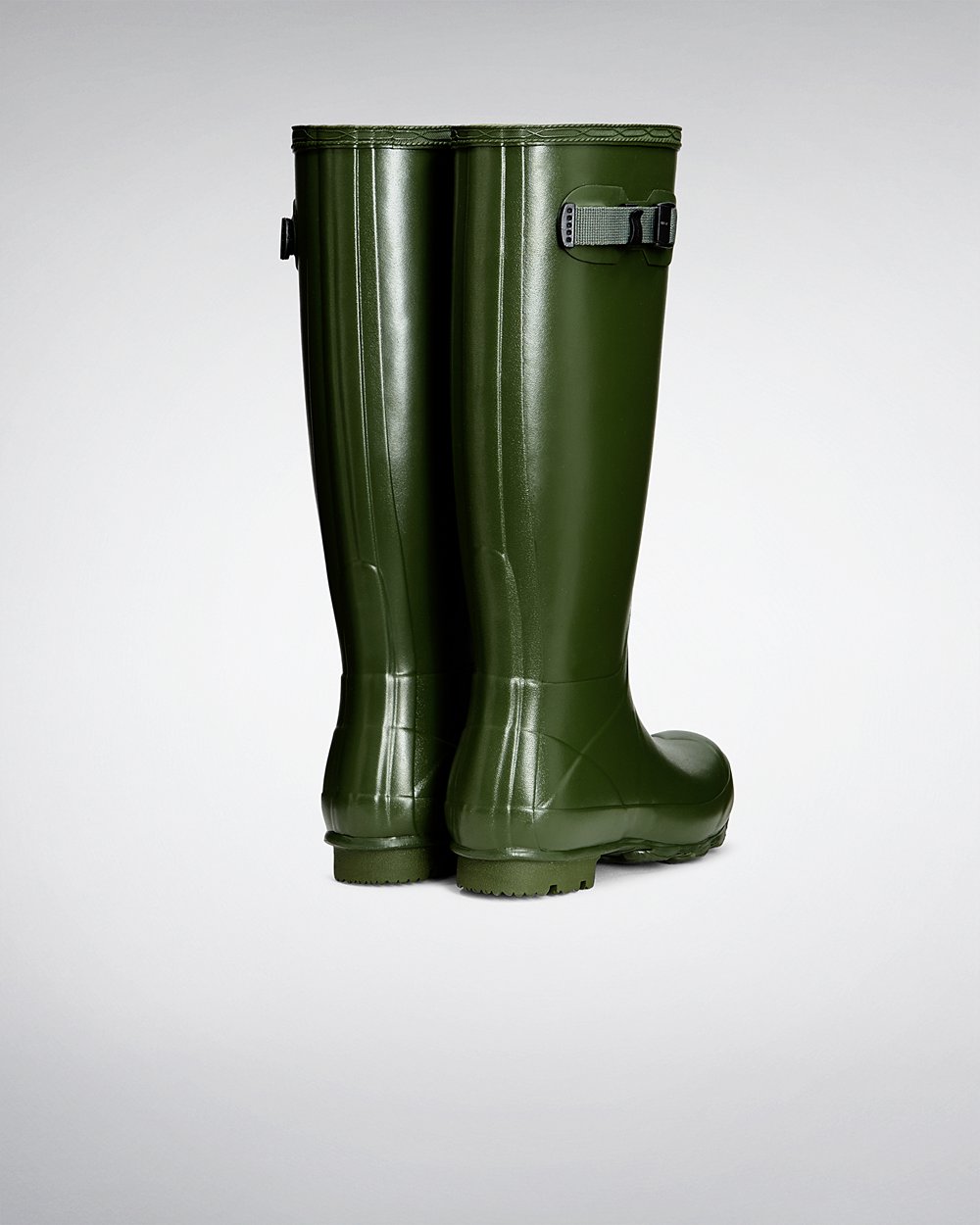 Womens Hunter Tall Rain Boots Green - Norris Field - 3148276-DS